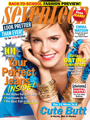 Emma Watson, Seventeen Cover